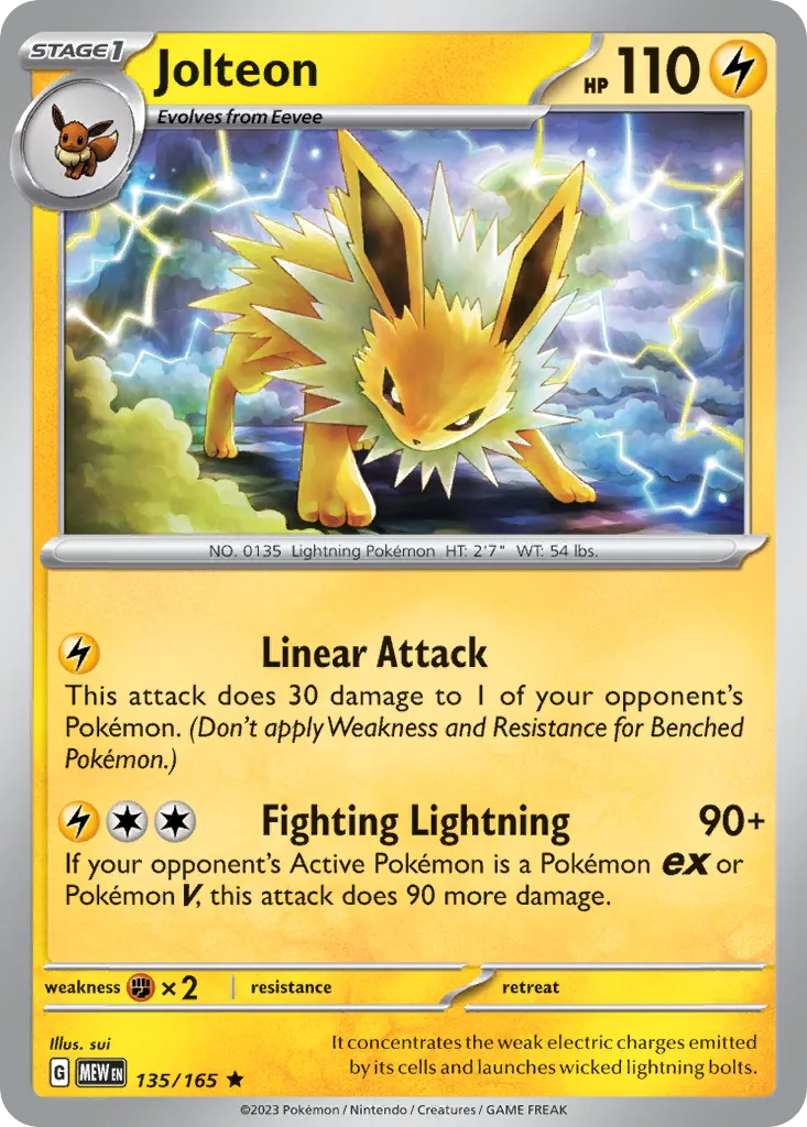 Jolteon #135, 151