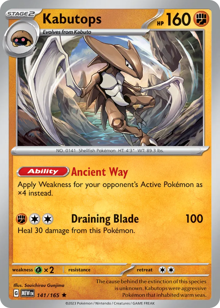 Kabutops #141, 151