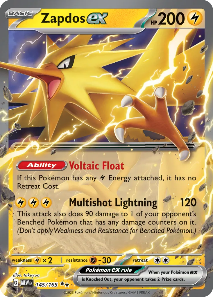 Zapdos ex #145, 151