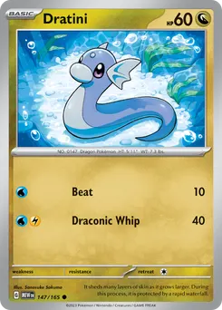 Dratini #147, Reverse Holo