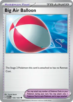 Big Air Balloon #155, Reverse Holo