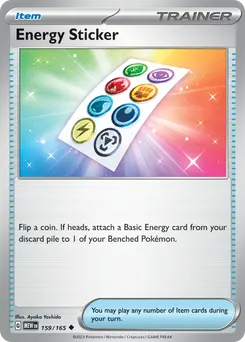 Energy Sticker #159, Reverse Holo