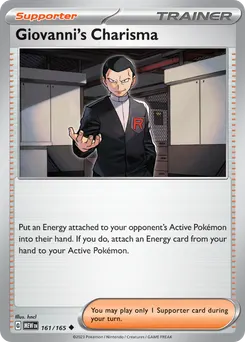 Giovanni's Charisma #161, Reverse Holo
