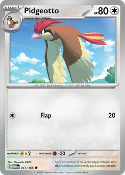 Pidgeotto #17, Reverse Holo
