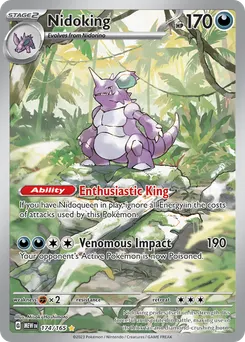 Nidoking #174, Illustration Rare