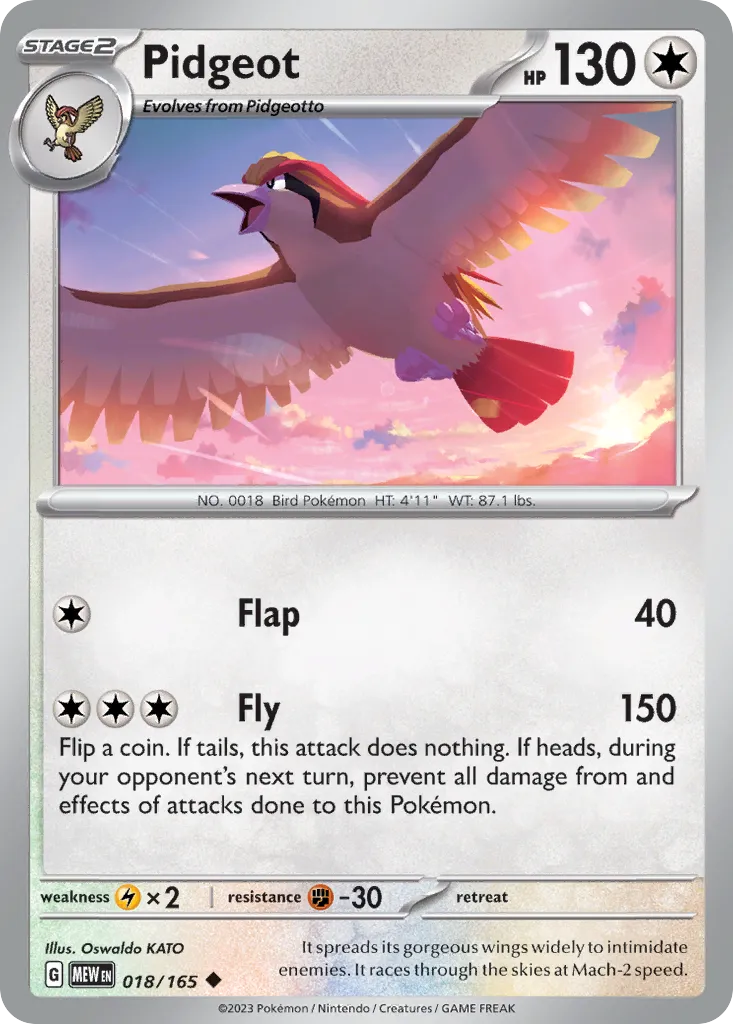 Pidgeot #18, 151