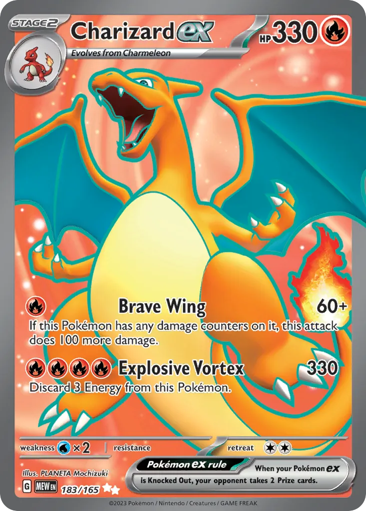Charizard ex #183, 151 Ultra Rare