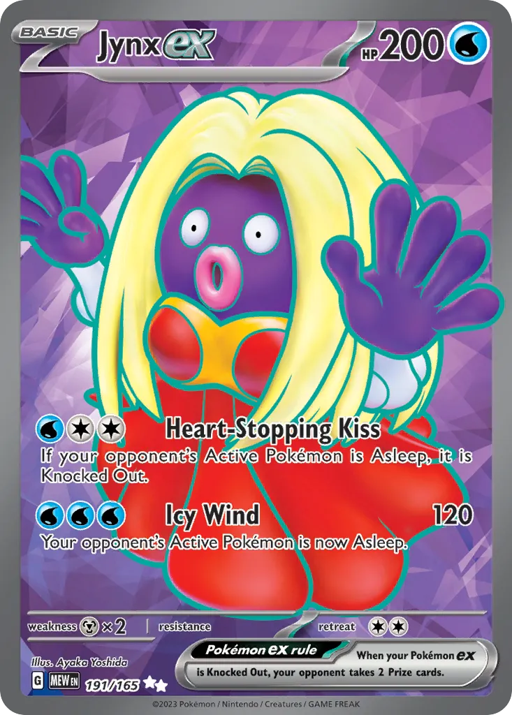 Jynx ex #191, 151 Ultra Rare