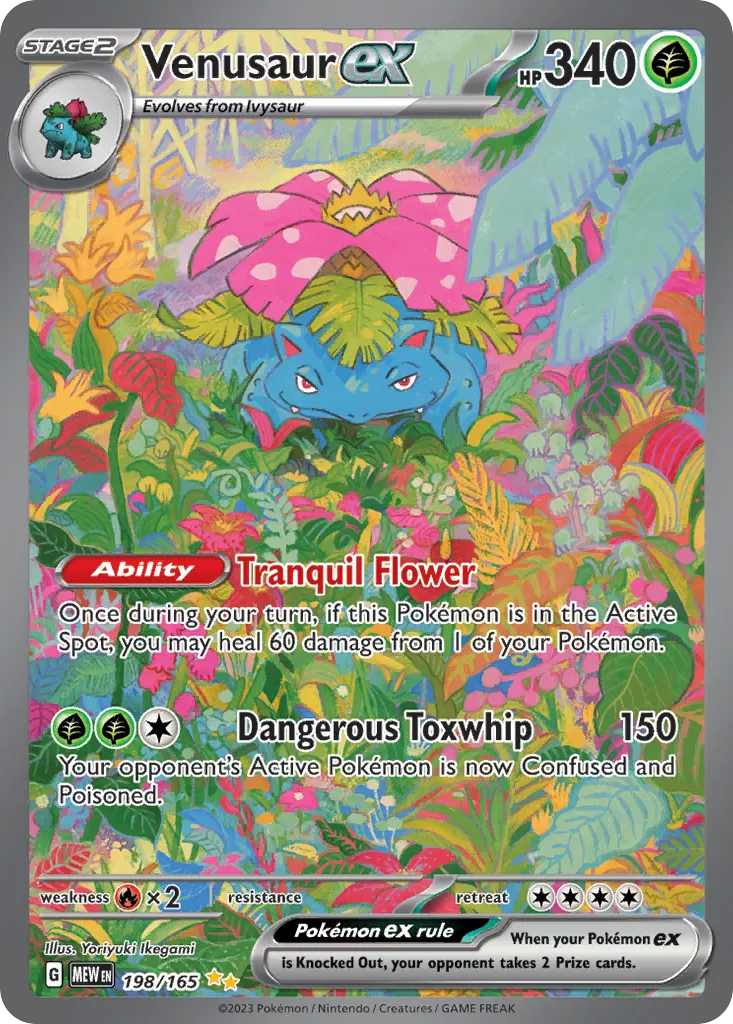 Venusaur ex #198, 151