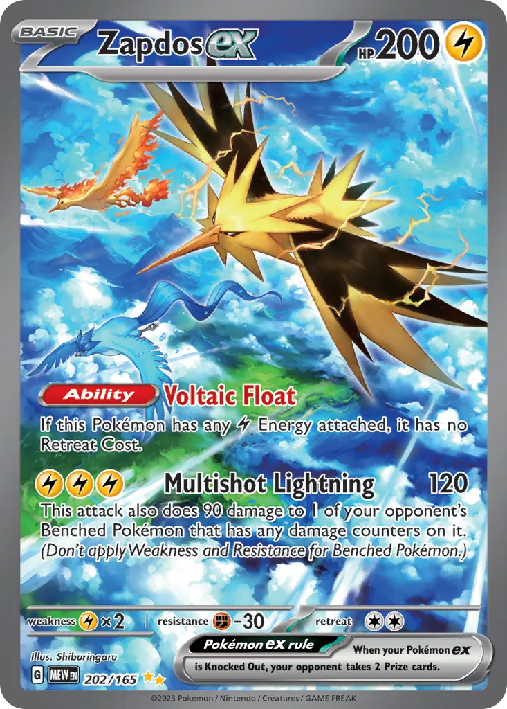 Zapdos ex #202, 151