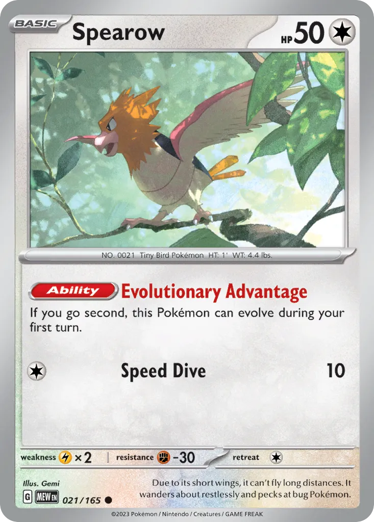 Spearow #21, 151
