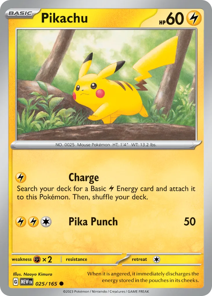 Pikachu #25, 151