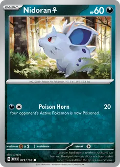Nidoran ♀ #29, Reverse Holo