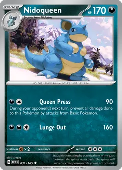 Nidoqueen #31, Reverse Holo