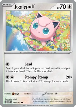 Jigglypuff #39, Reverse Holo