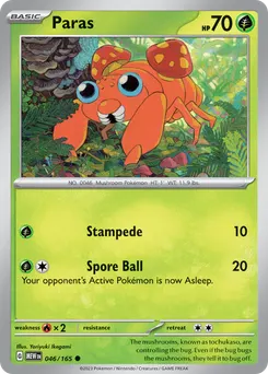Paras #46, Reverse Holo