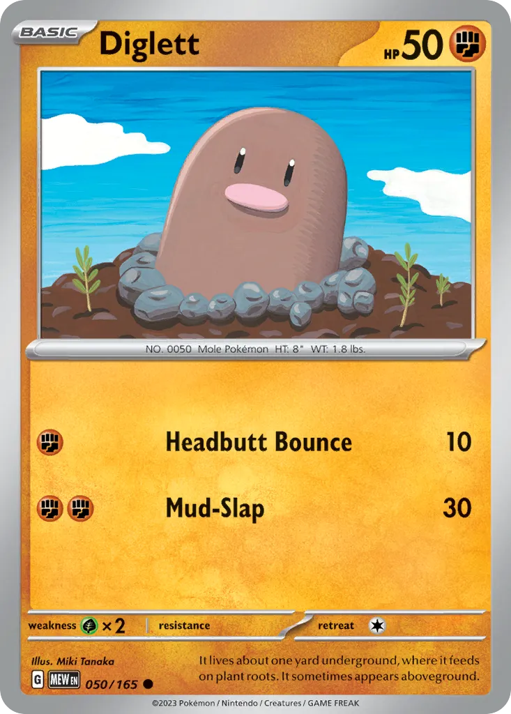 Diglett #50, 151