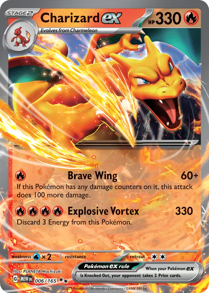Charizard ex #6, 151