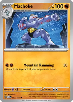 Machoke #67, Reverse Holo