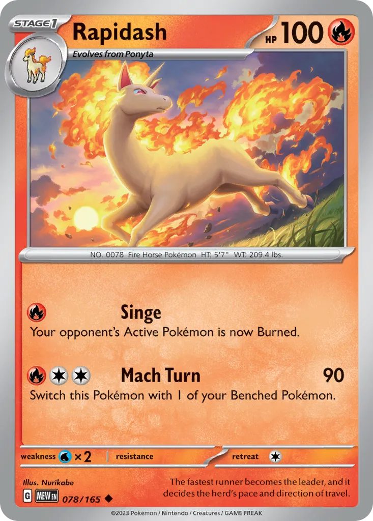 Rapidash #78, 151