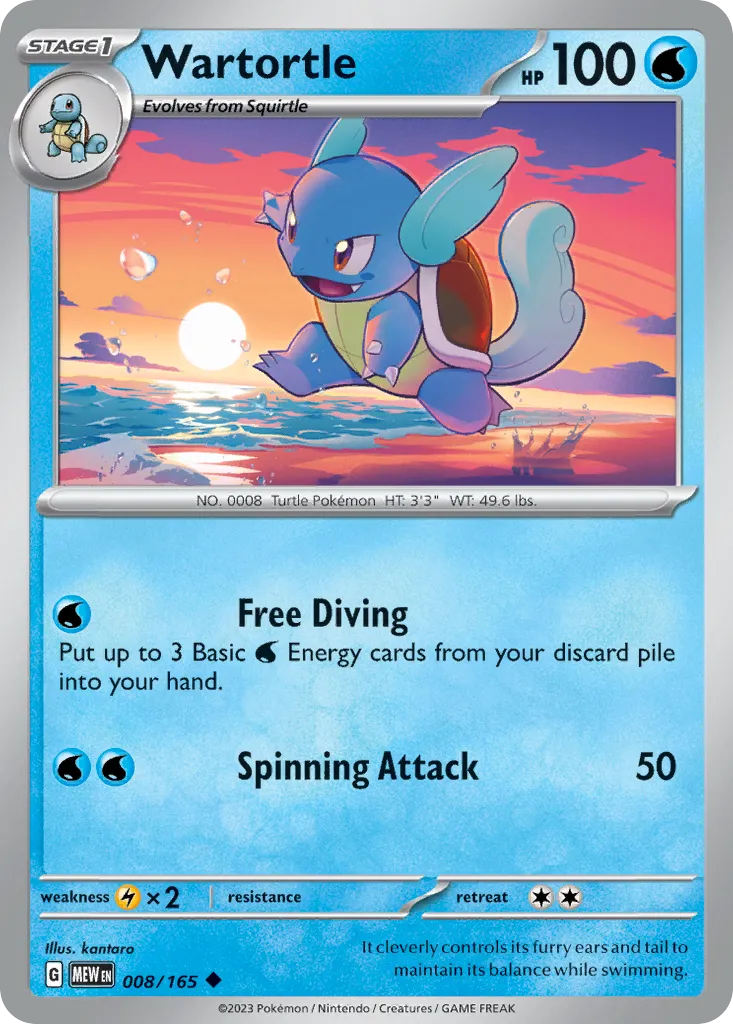 Wartortle #8, 151