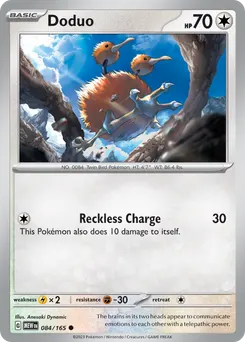 Doduo #84, Reverse Holo