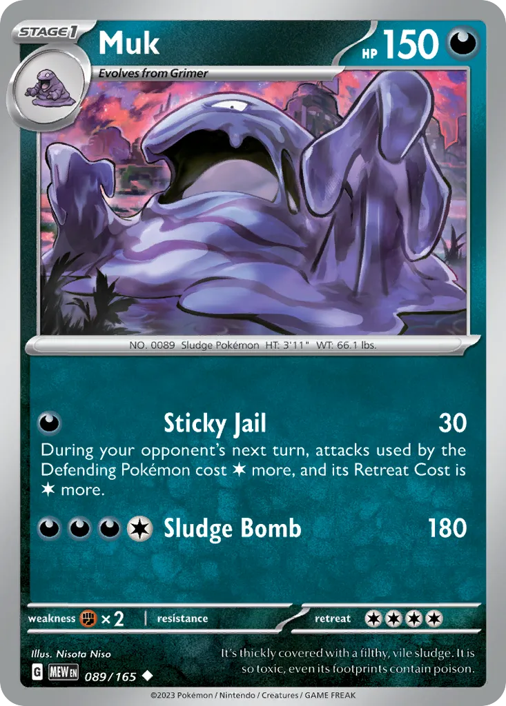 Muk #89, 151 Reverse Holo