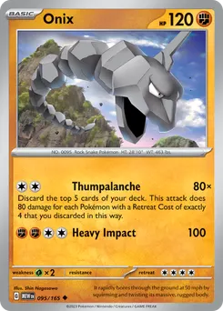 Onix #95, Reverse Holo