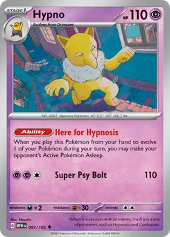Hypno #97, Reverse Holo