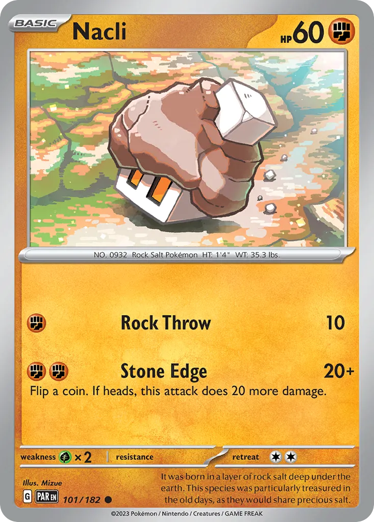 Nacli #101, Paradox Rift Reverse Holo