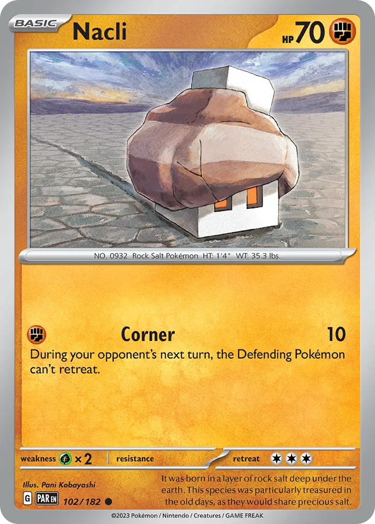 Nacli #102, Paradox Rift Reverse Holo
