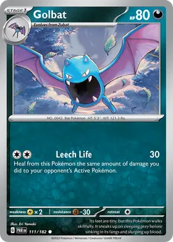 Golbat #111, Reverse Holo