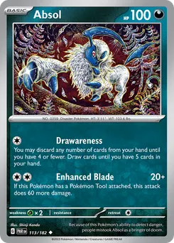 Absol #113, Reverse Holo