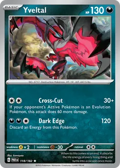 Yveltal #118, Reverse Holo