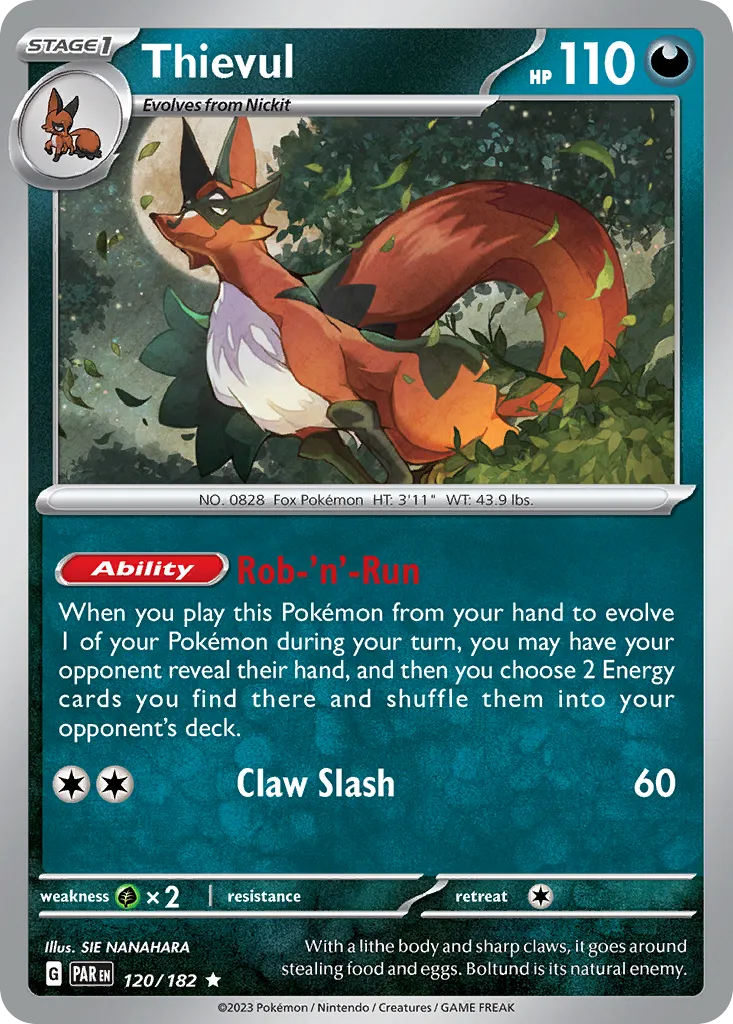 Thievul #120, Paradox Rift Reverse Holo