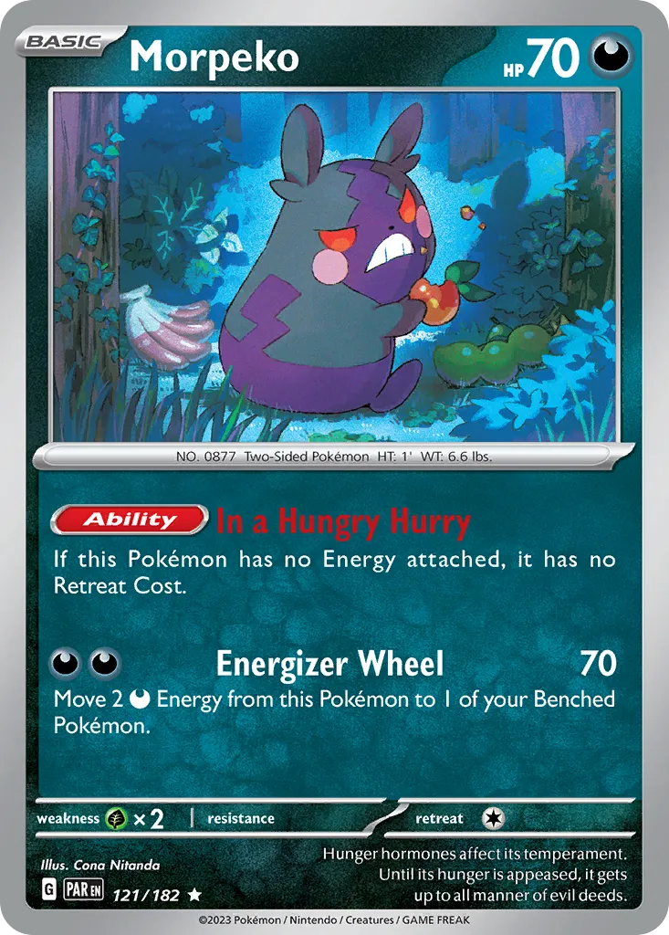 Morpeko #121, Paradox Rift