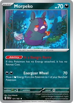 Morpeko #121, Reverse Holo