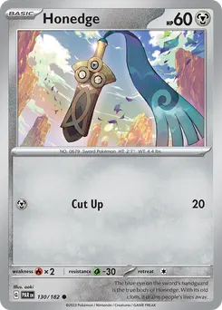 Honedge #130, Reverse Holo