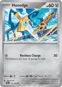 Honedge #131, Reverse Holo