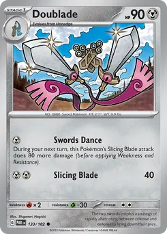 Doublade #133, Reverse Holo