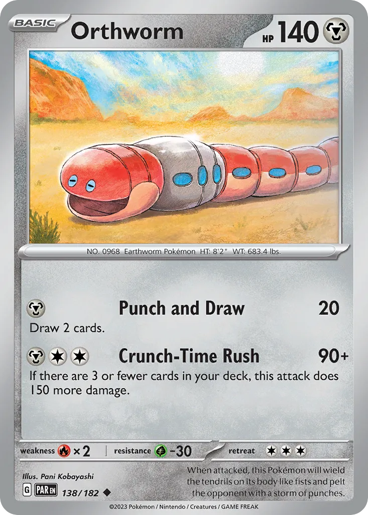 Orthworm #138, Paradox Rift Reverse Holo