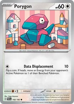 Porygon #142, Reverse Holo