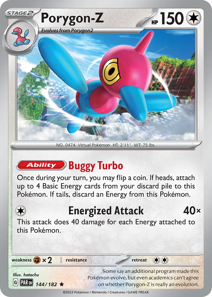 Porygon-Z #144, Paradox Rift
