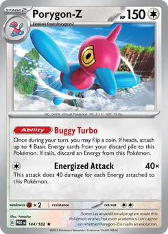 Porygon-Z #144, Reverse Holo