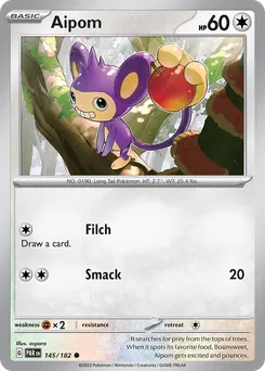 Aipom #145, Reverse Holo