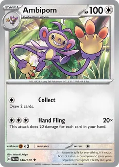 Ambipom #146, Reverse Holo