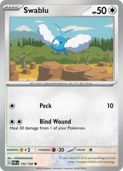 Swablu #152, Reverse Holo