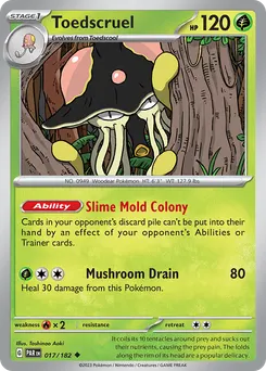 Toedscruel #17, Reverse Holo