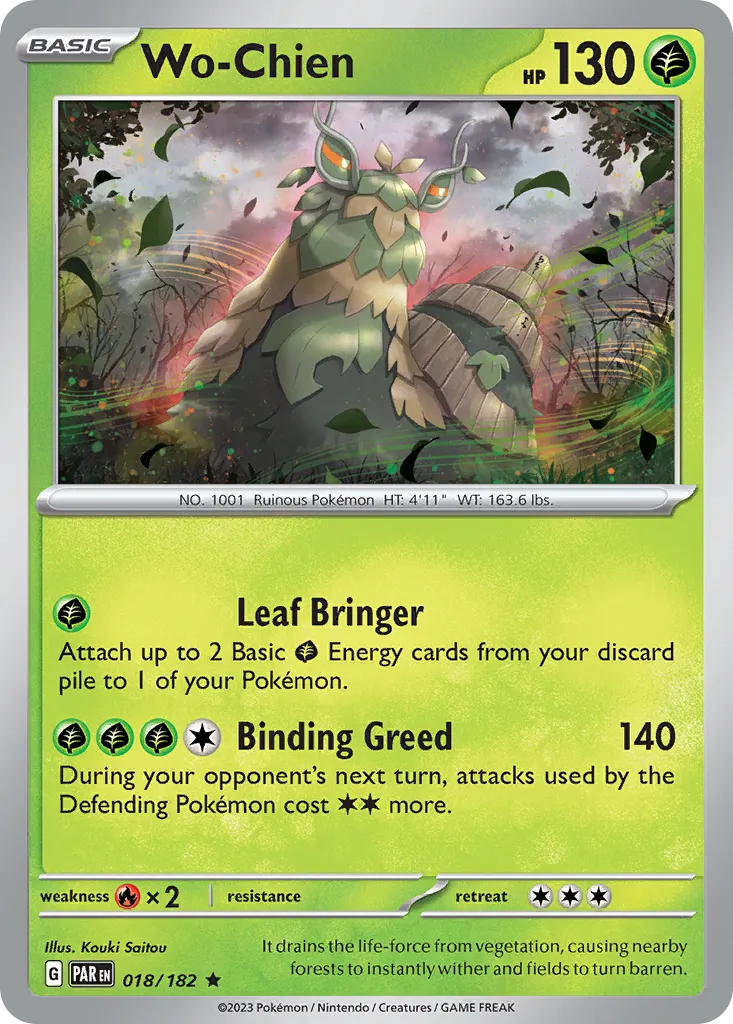 Wo-Chien #18, Paradox Rift Reverse Holo
