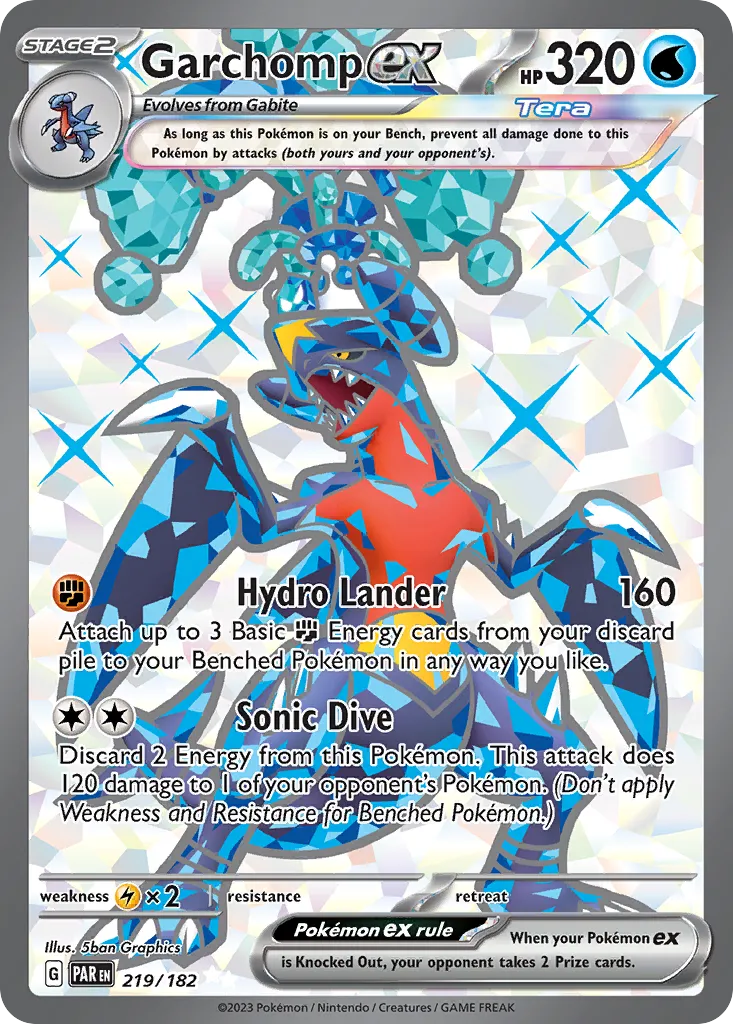 Garchomp ex #219, Paradox Rift
